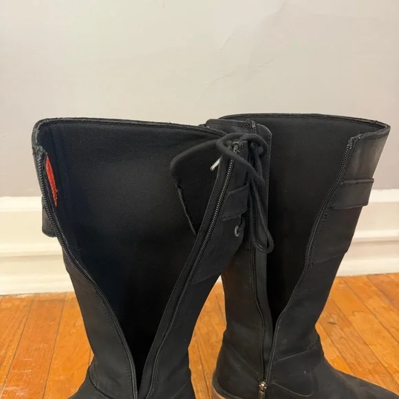 Harley-Davidson Women’s Black Leather Kirtland Riding Boots Size 7 - Picture 5 of 10